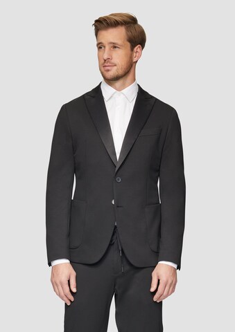 s.Oliver BLACK LABEL Regular fit Blazer in Black: front