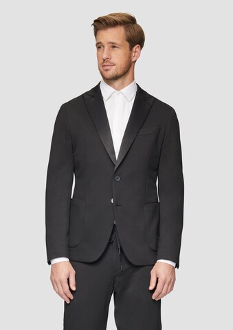 s.Oliver BLACK LABEL Regular fit Suit Jacket in Black: front