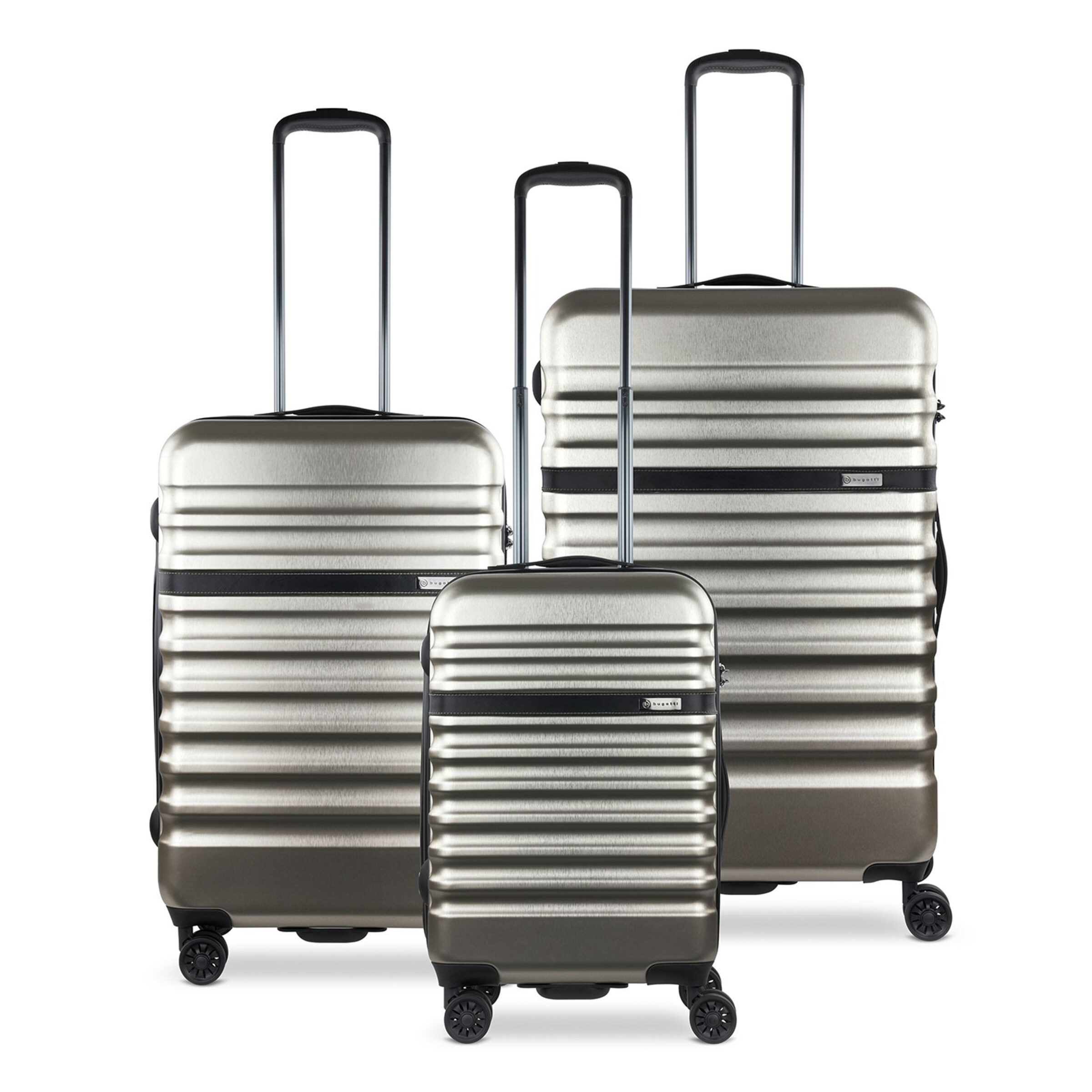 bugatti Suitcase set &#x27;Corium&#x27; in Gold: front