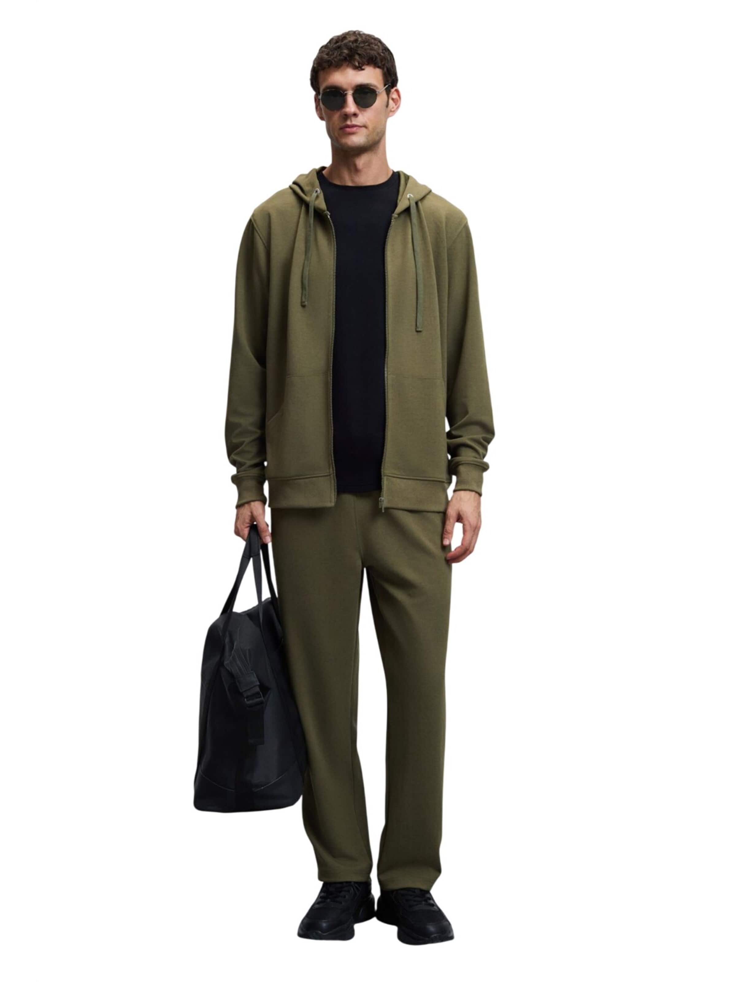 Grimelange Sweat jacket in Green