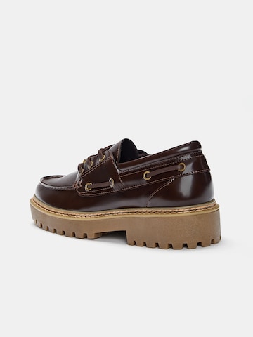 Pull&Bear Mokasíny - Hnedá