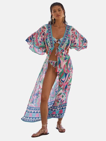 love & roses Beach dress in Blue: front