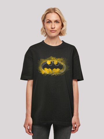 Maglietta 'Batman Superheld' di F4NT4STIC in nero: frontale