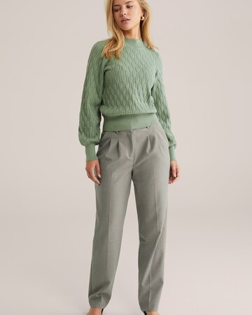 WE Fashion Свитер в Зеленый
