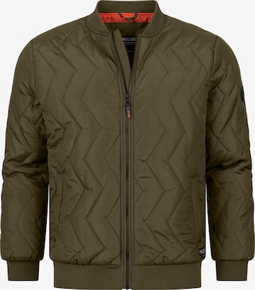 INDICODE JEANS Between-Season Jacket ' Gatlin ' in Green: front