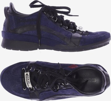 DSQUARED2 Sneakers & Trainers in 38 in Blue: front