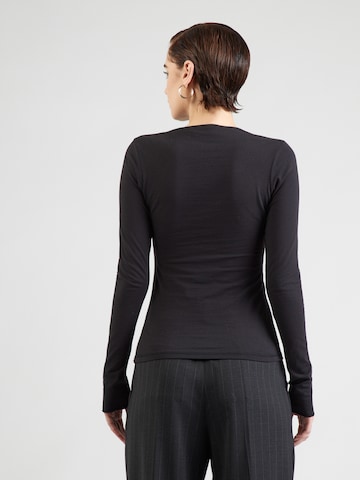 Tricou 'Louise' de la WEEKDAY pe negru