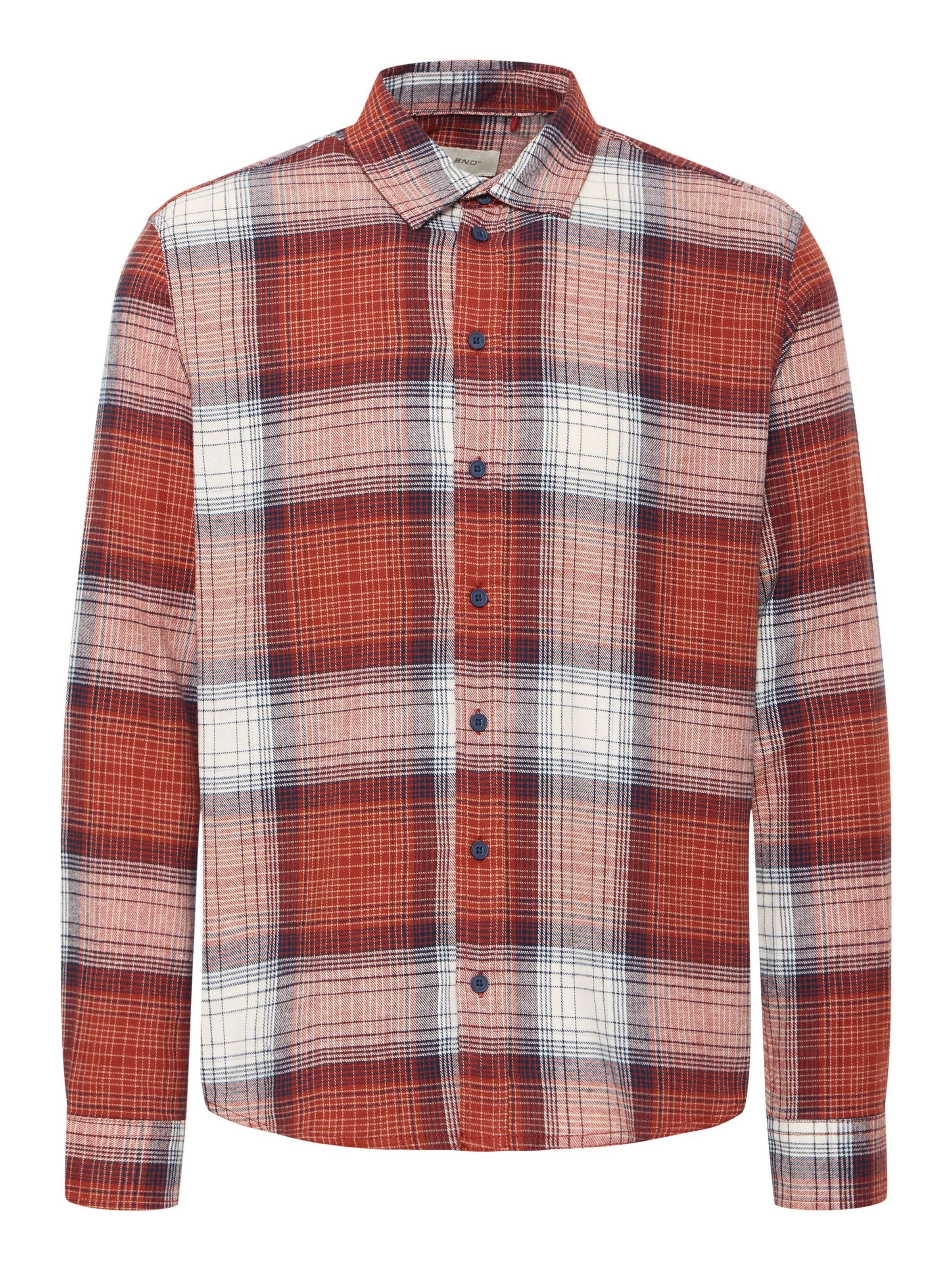 Fit confort Chemise BLEND en rouge : devant