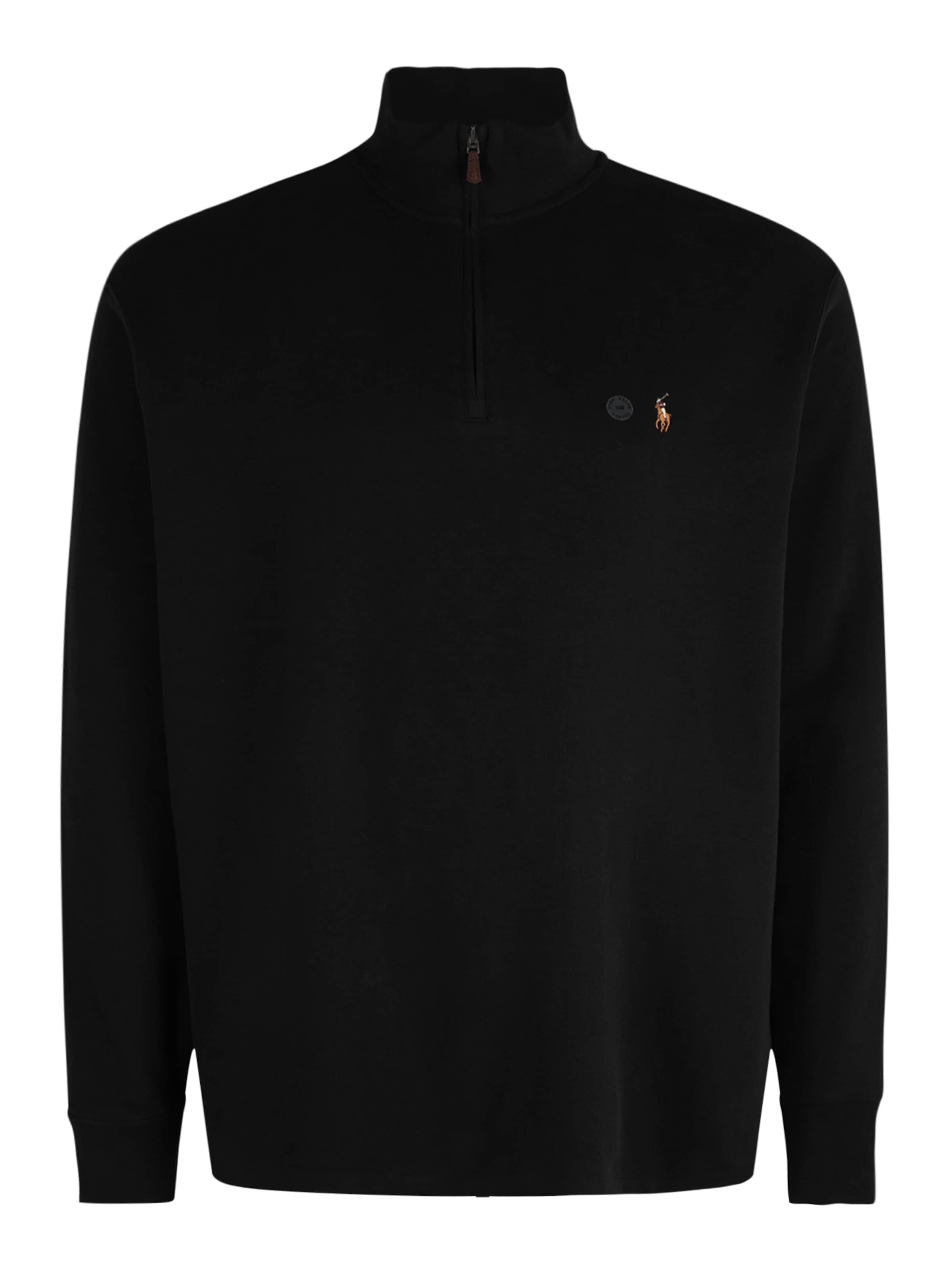 Pull-over 'LSHZM1' Polo Ralph Lauren Big & Tall en noir : devant