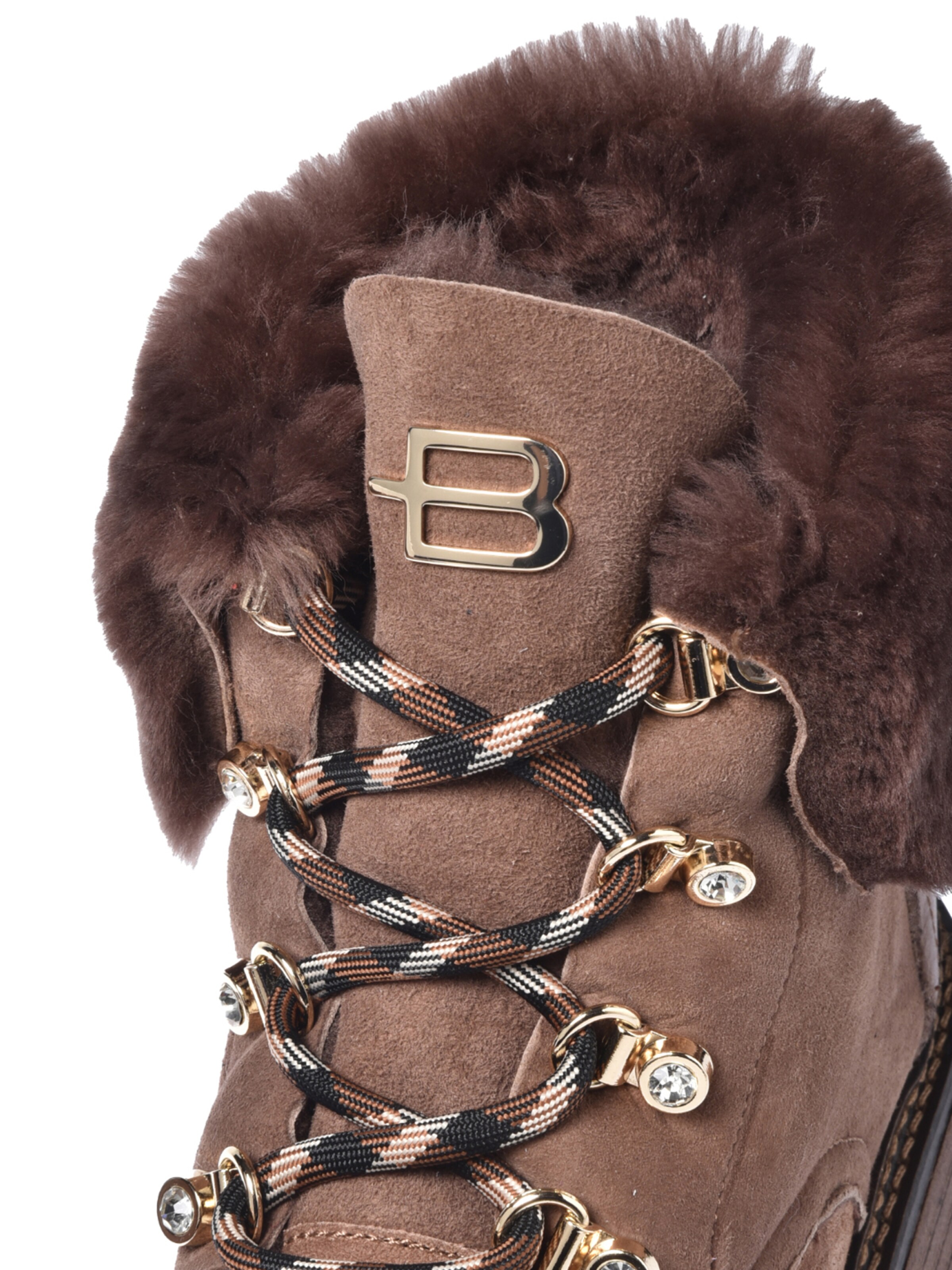 BALDININI Lace-up bootie in Brown