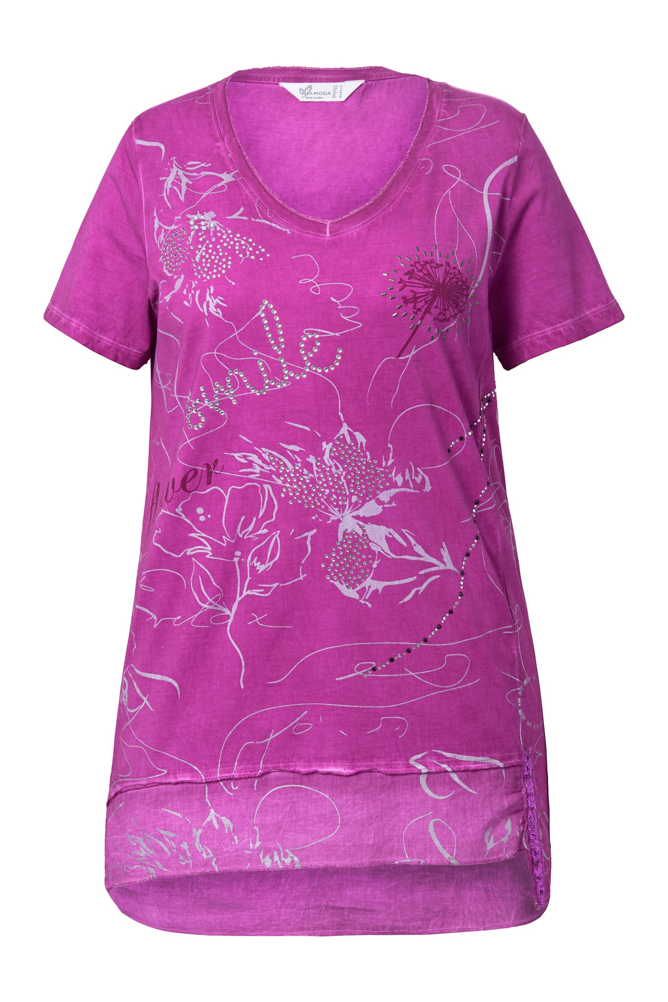 MIAMODA Shirt in Lila: Vorderseite