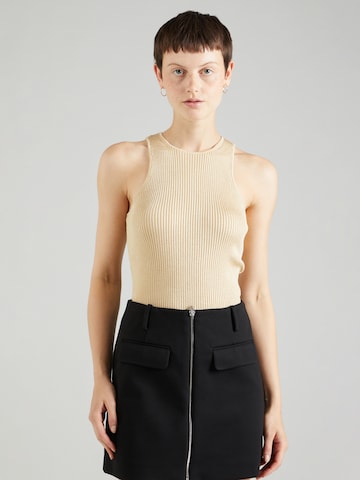 MICHAEL Michael Kors Top in Gold: front