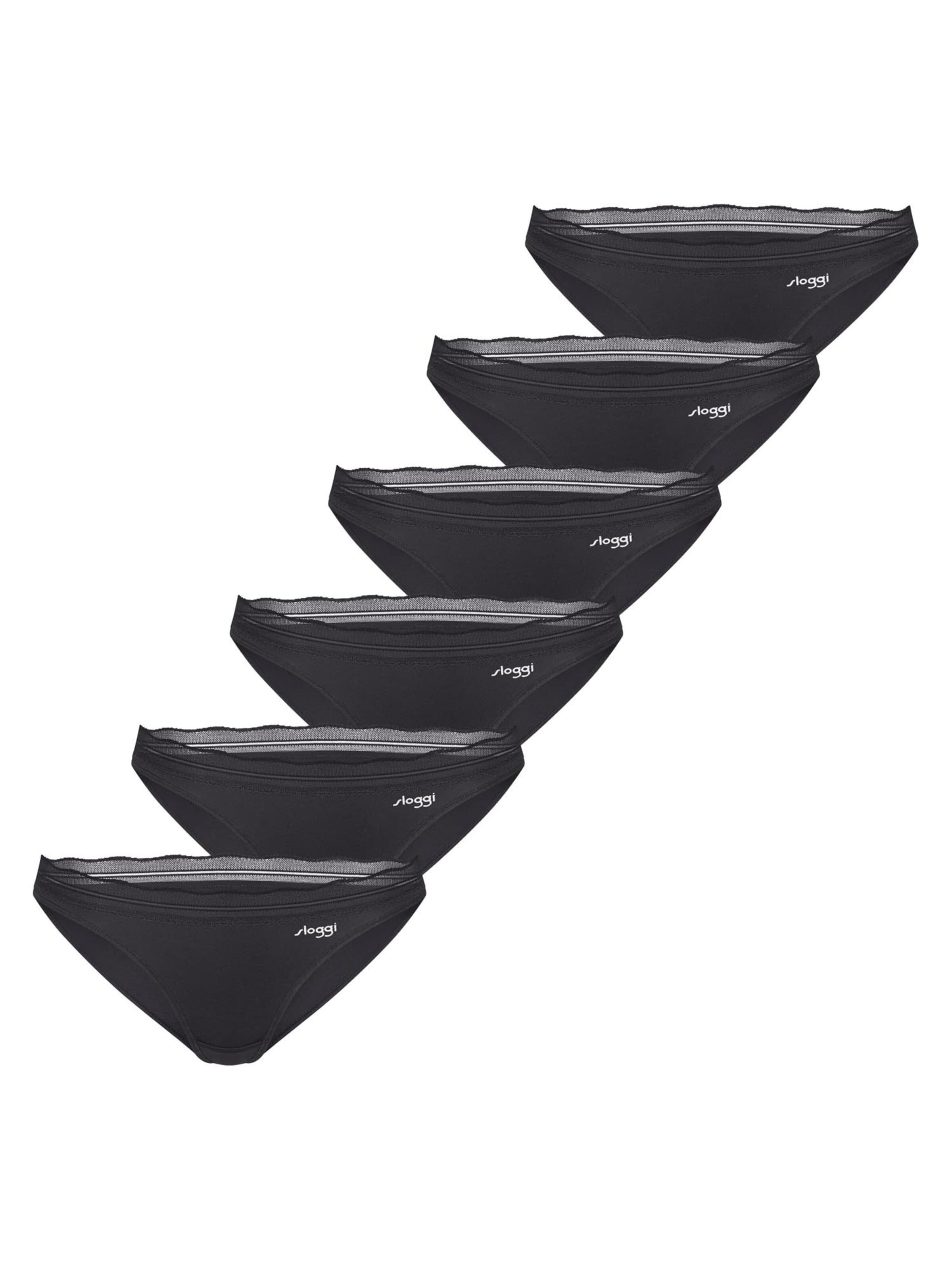 SLOGGI Slip 'Go Blush'‌‌ in Schwarz: Vorderseite