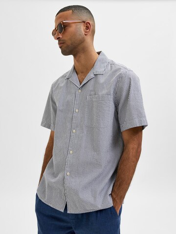 Comfort fit Camicia 'Ray' di SELECTED HOMME in blu