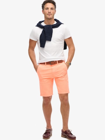 Superdry Regular Chino Pants in Orange