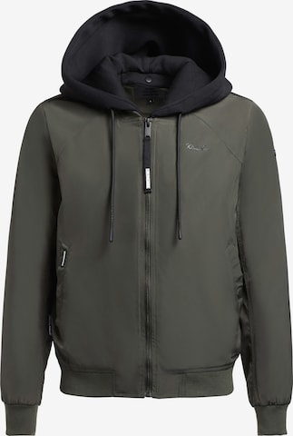 khujo Between-Season Jacket 'Persee 3' in Green: front