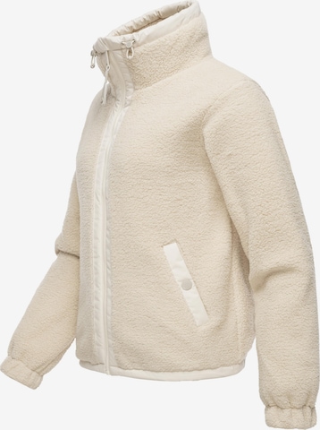 Ragwear Fleece Jacket 'Nordicka' in Beige