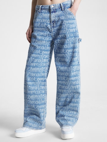 Tommy Jeans Zvonové kalhoty Džíny 'Daisy' – modrá: přední strana