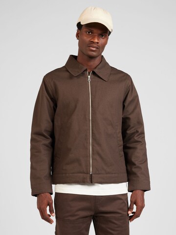 Veste mi-saison 'JORBUSHWICK' JACK & JONES en marron : devant
