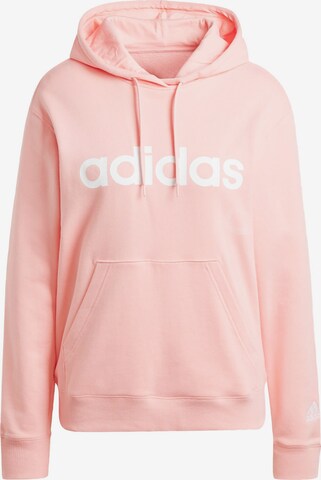 ADIDAS SPORTSWEAR Athletic Sweatshirt 'Essentials Linear' in Pink: front