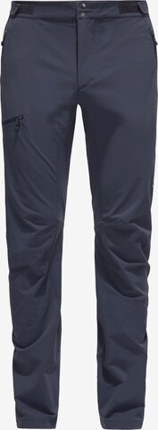 Haglöfs Slim fit Outdoor Pants 'Breccia Lite' in Blue: front