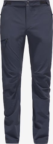 Pantalon outdoor 'Breccia Lite' Haglöfs en bleu : devant