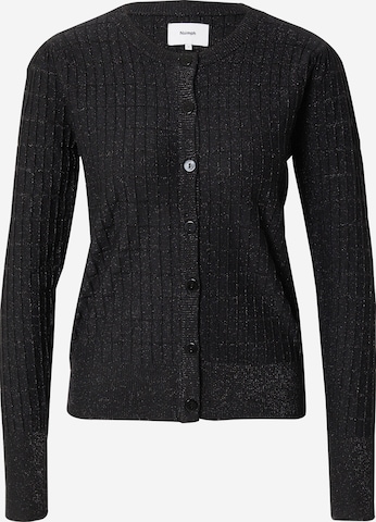 NÜMPH Knit Cardigan 'ANJA' in Black: front
