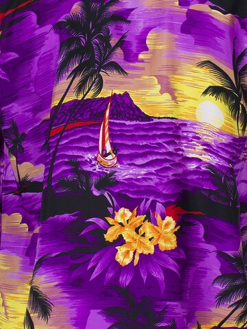 King Kameha Schal 'Surf' in Lila