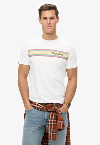Superdry Shirt 'Venue' in Wit: voorkant