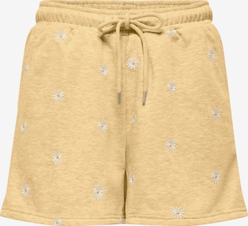ONLY Pants in Yellow: front