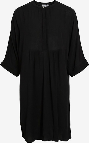 VILA - Vestido camisero en negro: frente