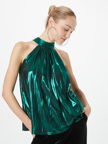 Warehouse - Blusa en verde: frente