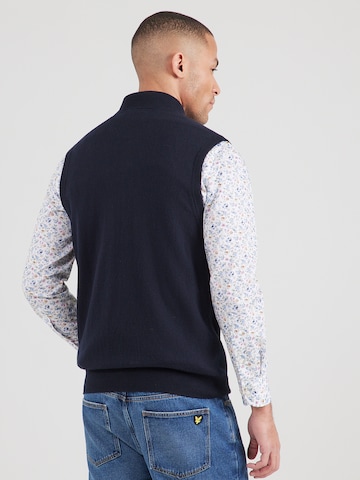 Lyle & Scott Strickjacke in Blau