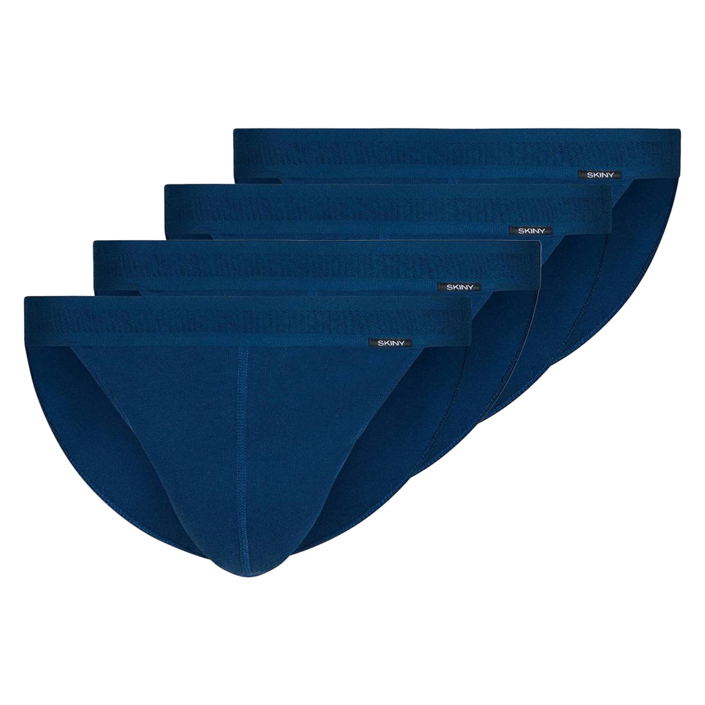 Skiny Slipy – modrá: přední strana