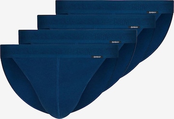 Skiny Slip in Blue: front