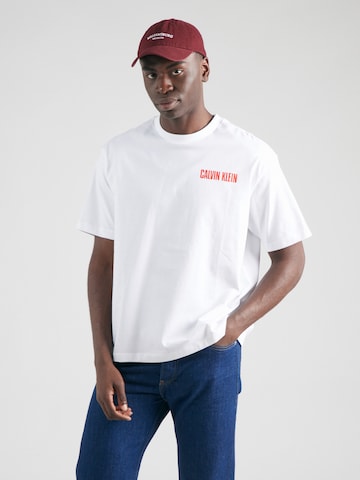 Calvin Klein Jeans T-shirt i vit