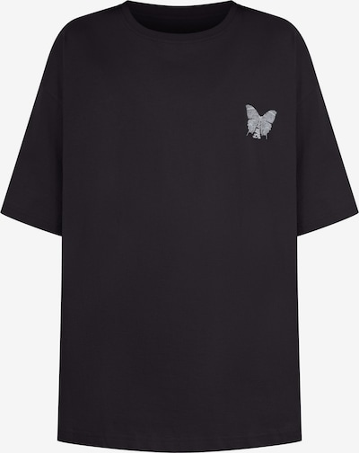 Smilodox T-Shirt 'Payton' in grau / schwarz, Produktansicht