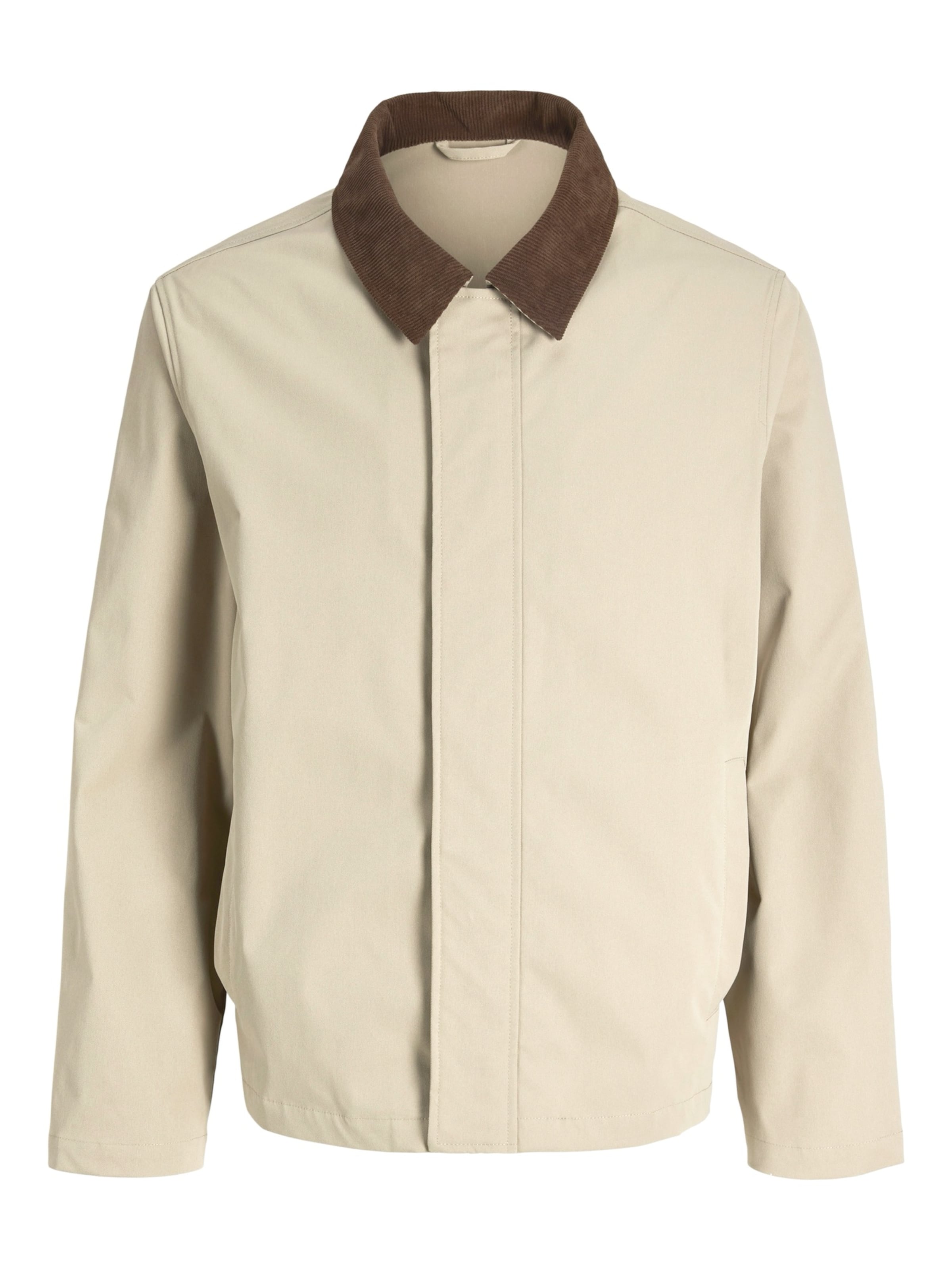 JACK & JONES Between-Season Jacket 'JJWILLIAM' in Beige: front