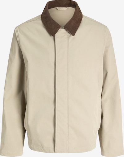 JACK & JONES Veste mi-saison 'JJWILLIAM' en crème / brun foncé, Vue avec produit