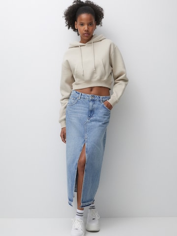 Pull&Bear Sweatshirt i beige