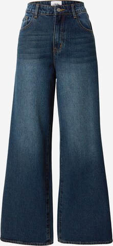 Bella x ABOUT YOU Wide leg Jeans 'Judith' in Blue: front