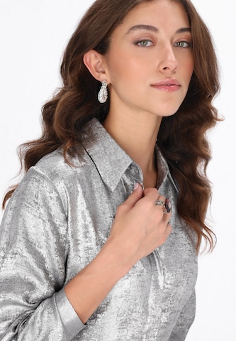 faina Blouse in Zilver