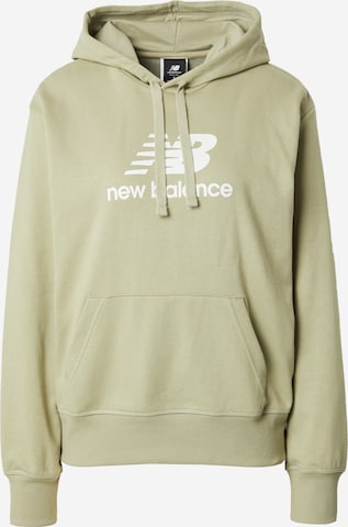 Sweat-shirt 'Essentials' new balance en vert : devant