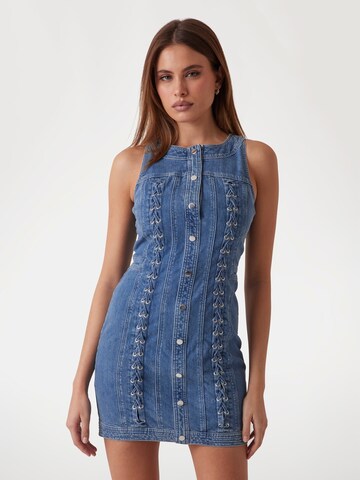 GUESS Dress in Blue: front