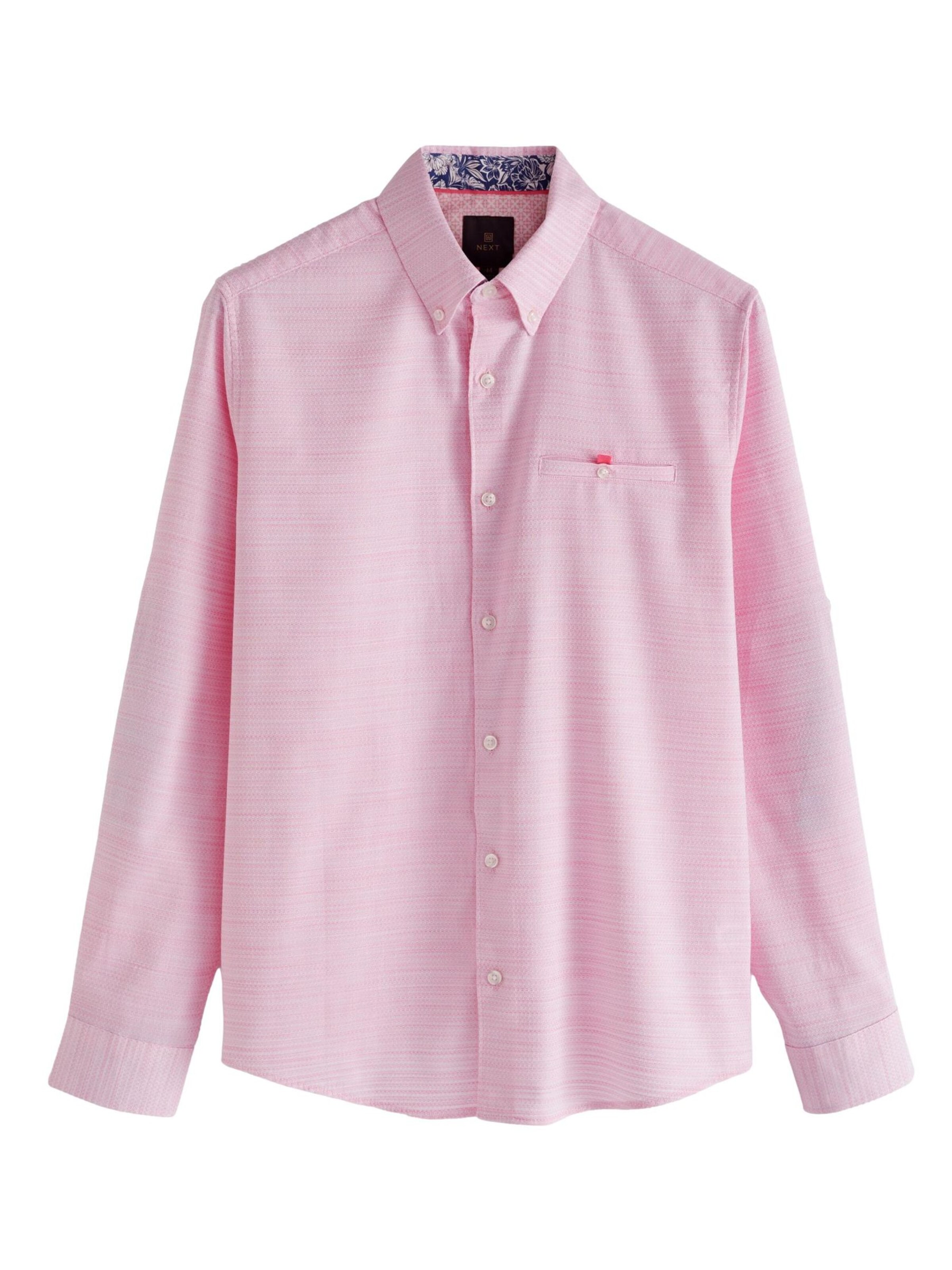 Next Regular Fit Hemd in Pink: Vorderseite