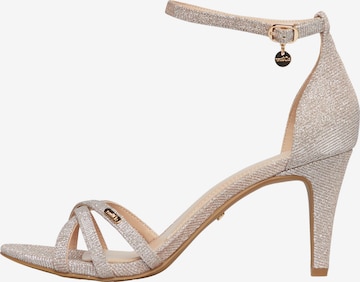 Sandales s.Oliver en or : devant