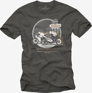 MAKAYA Shirt in Grau: Vorderseite