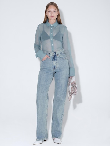 Dr. Denim Regular Jeans 'Echo High Straight - Jeans'‌ in Blau