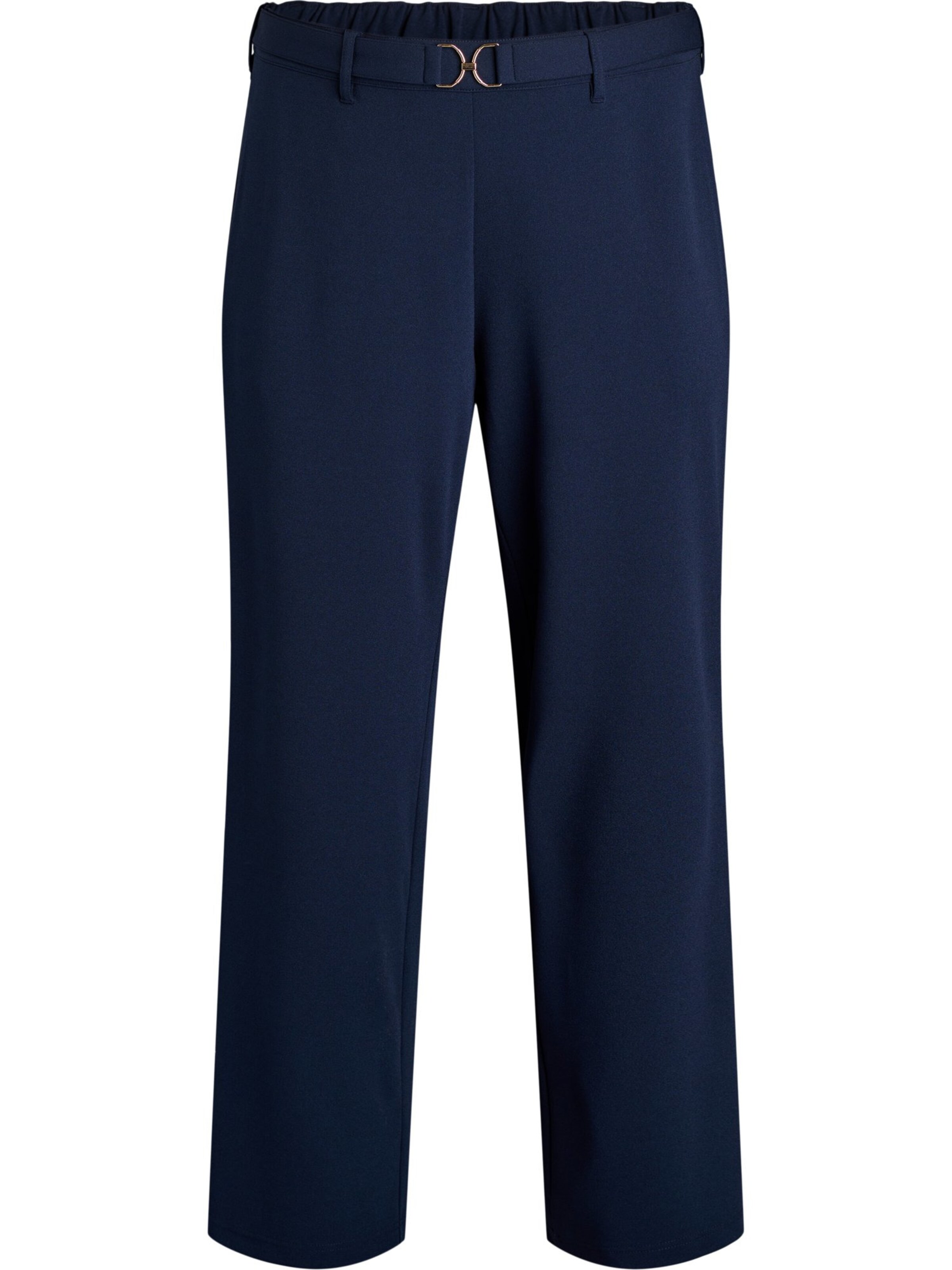 Zizzi Свободный крой Брюки-чинос 'Cellie' в Синий: спереди