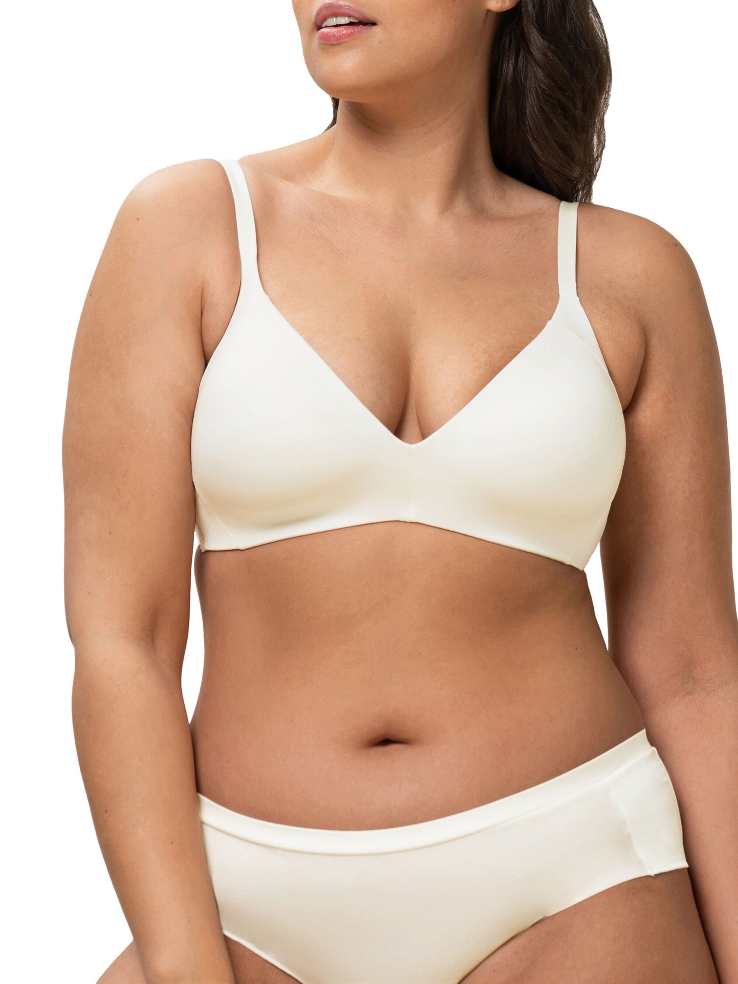 TRIUMPH T-Shirt Soft-BH ' Body Make-up Soft Touch ' in Weiß: Vorderseite